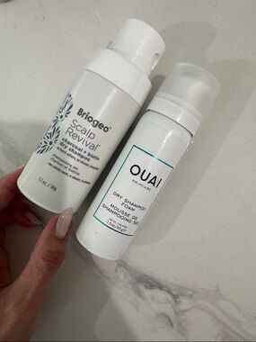 Briogeo & OUAI Dry Shampoo Foam Duo - White